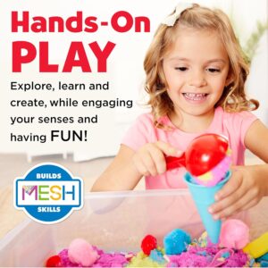 Creativity for Kids Sensory Bin: Ice Cream Shop Playset - Toddler Learning Toys, Pretend Play Ice Cream Set, Kids Gifts for Girls and Boys (Ages 3+)